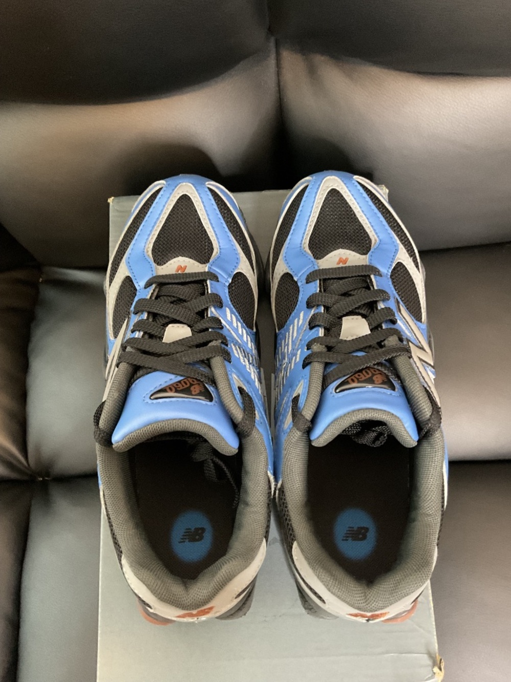 New Balance 9060 "Blue Agate" / Dark Royal Black GC9060RH Youth 7Y / Women 8.5 - Picture 3 of 10